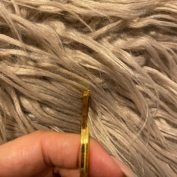 [stella valle] good plated “L” charm bracelet #4 - Picture 8 of 11